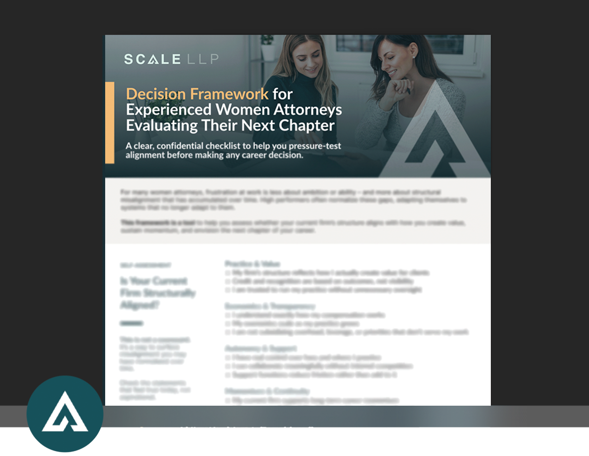 Scale LLP Attorney Guide Decision Framework