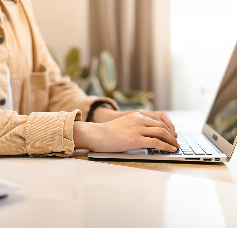 Scale LLP Woman working on Laptop
